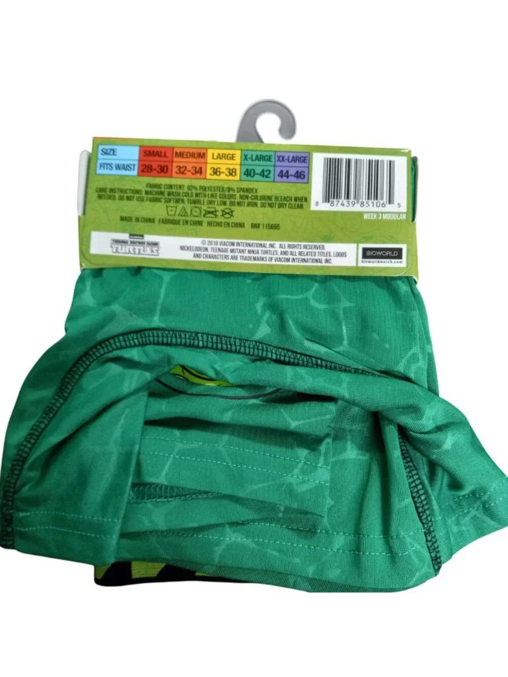 Bioworld Size M 32 34 Boxer Briefs Mens Teenage Mutant Ninja Turtles TMNT NEW